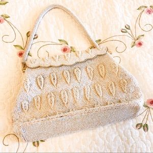 Vintage hand beaded bag